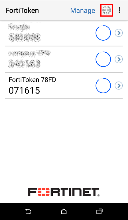 Android Token hinzfügen