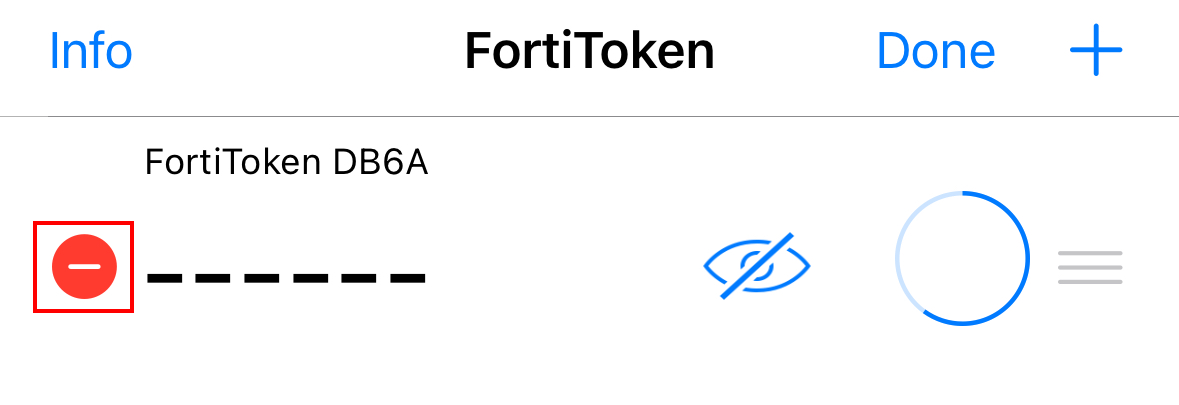 IOS Token löschen